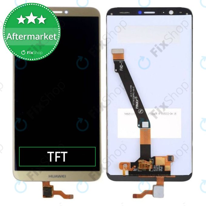 Huawei P smart - LCD zaslon + zaslon osjetljiv na dodir (Gold) TFT