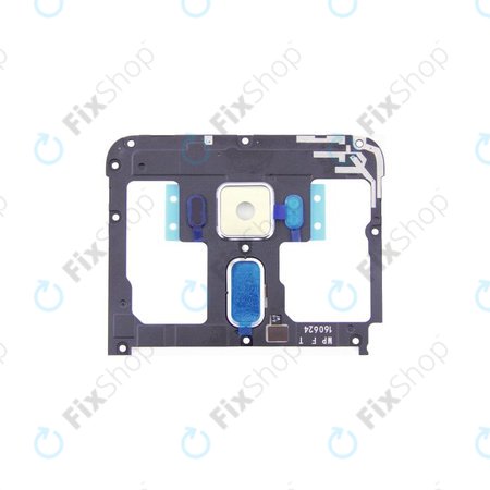 Asus ZenFone 3 ZE520KL (Z017D) - Srednji okvir + senzor otiska prsta + leća kamere (crna) - 90AZ0171-R79011 Originalni servisni paket