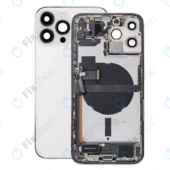 Apple iPhone 13 Pro Max - Stražnje Maska s malim dijelovima (srebrno)