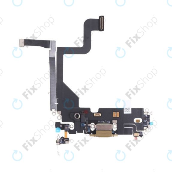 Apple iPhone 13 Pro - Konektor za punjenje + savitljivi kabel (zlato)