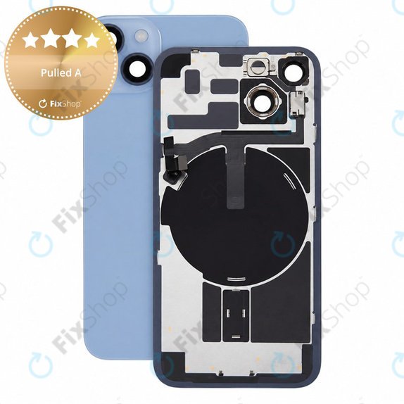 Staklo stražnjeg kućišta za iPhone 14, Blue, Pulled A