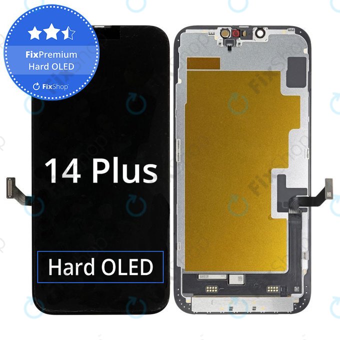 Apple iPhone 14 Plus - LCD zaslon + zaslon osjetljiv na dodir + okvir Hard OLED FixPremium