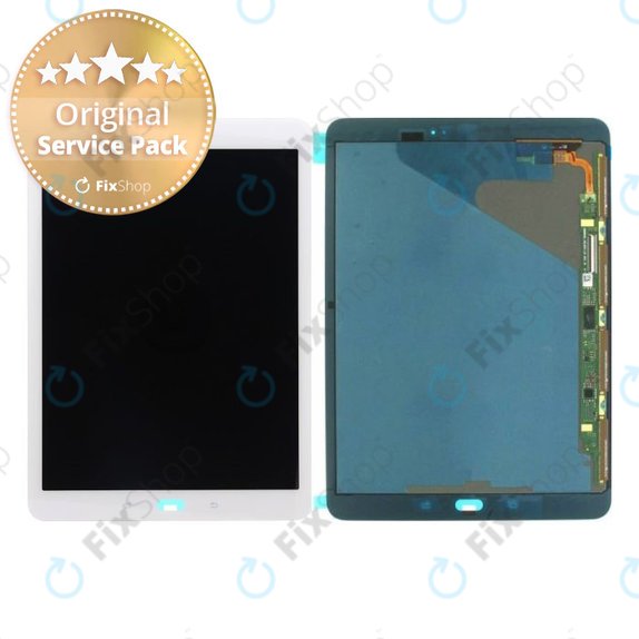 Samsung Galaxy Tab S2 9.7 T819, T813 - LCD zaslon + zaslon osjetljiv na dodir (White) - GH97-18911 Originalni servisni paket