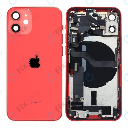 Apple iPhone 12 Mini - Stražnje Maska s malim dijelovima (crveno)