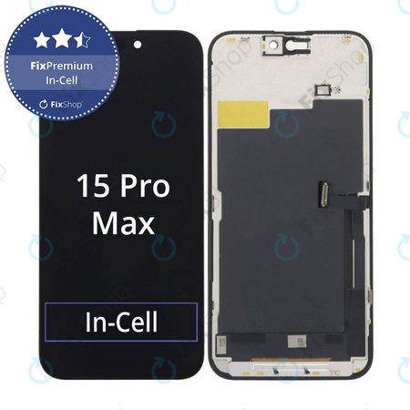 Apple iPhone 15 Pro Max - LCD zaslon + zaslon osjetljiv na dodir + okvir In-Cell FixPremium