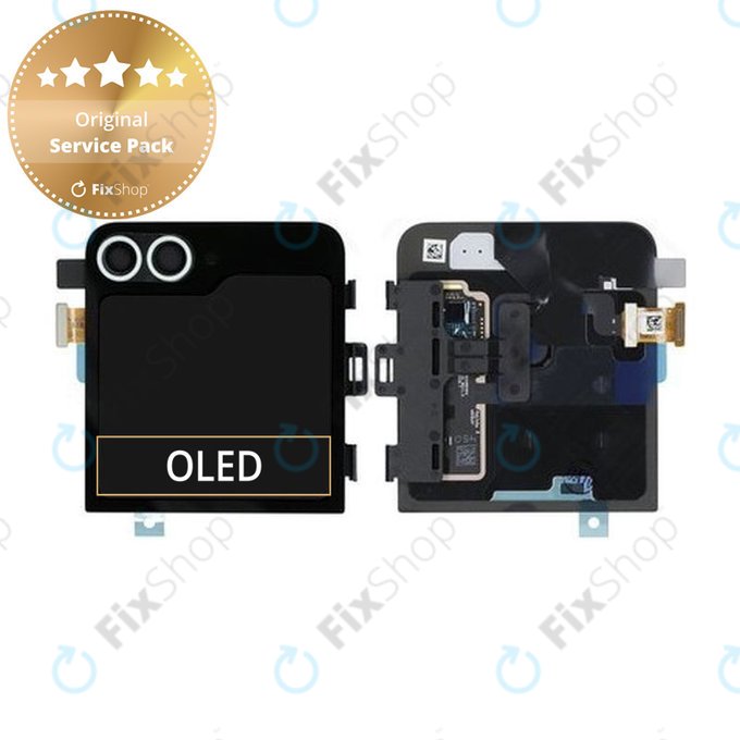Samsung Galaxy Z Flip 6 F741B - LCD zaslon + zaslon osjetljiv na dodir + okvir (vanjski) (Mint) - GH97-30012D Genuine Service Pack