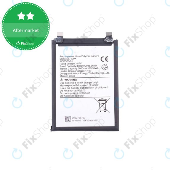 Infinix Hot 30 5G X6832 - Baterija 6000mAh