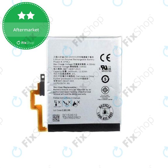 Blackberry Passport - Baterija BAT-58107-003 3400mAh