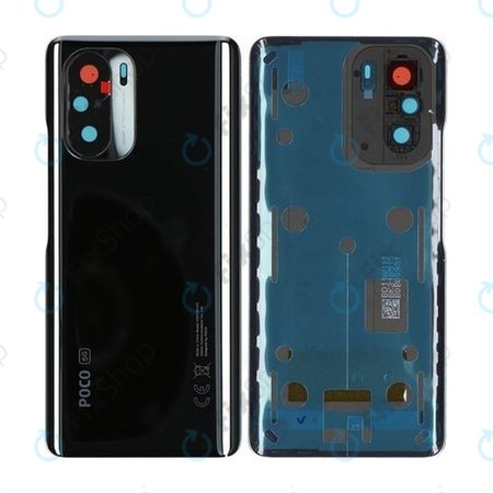 Xiaomi Poco F3 - Poklopac baterije (noćno crna) - 56000EK11A00 Originalni servisni paket