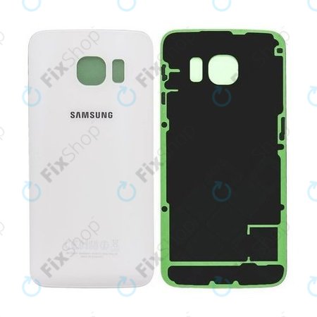 Samsung Galaxy S6 Edge G925F - Poklopac baterije (bijeli) - GH82-09602B Originalni servisni paket