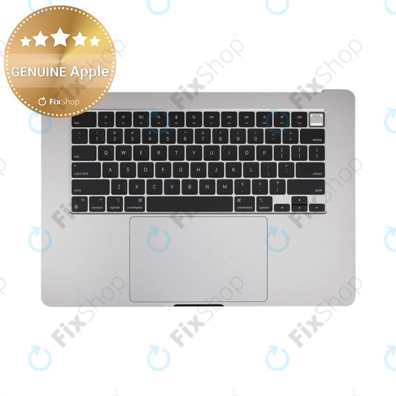 Gornji okvir tipkovnice za MacBook Air 15", A3114 (2024), s US tipkovnicom i baterijom, Space Gray, 661-40266, Genuine Apple