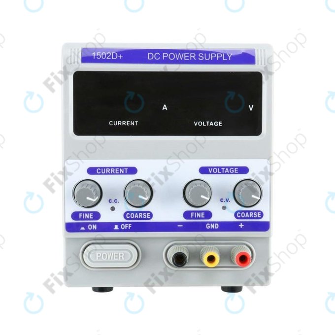 Dingke 1502D+ - Regulirano istosmjerno napajanje za test popravka mobilnog telefona (0-15V, 0-2A, 230V EU)