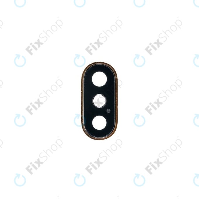 Apple iPhone XS Max - Leća kamere + okvir (zlato)