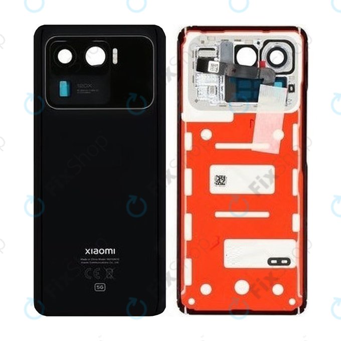 Xiaomi Mi 11 Ultra M2102K1G - Poklopac baterije + stražnji LCD zaslon (Ceramic Black) - 56000700K100 Originalni servisni paket
