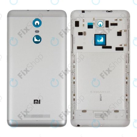 Xiaomi Redmi Note 3 - Poklopac baterije (srebrni)