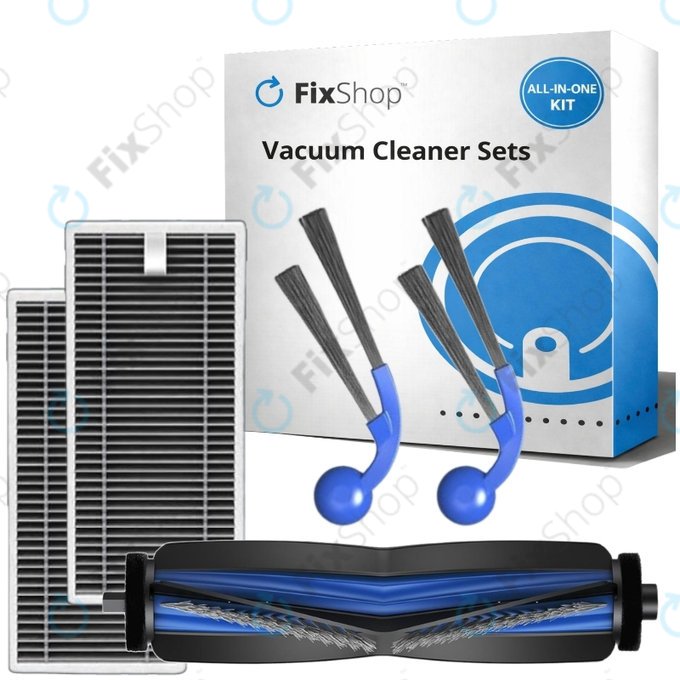 Set rezervnih dijelova za Ecovacs T80 Omni, T80 (1x Glavna četka, 2x Filter, 2x Bočna četka)