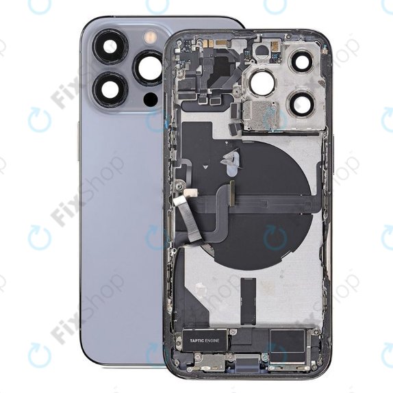 Apple iPhone 13 Pro - Stražnje Maska s malim dijelovima (plavo)
