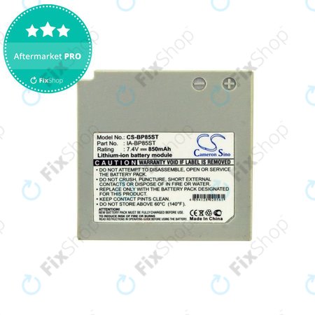 Baterija za Samsung VP-MX10, 20, 850mAh, Li-Ion, 7.4V, IA-BP85ST, HQ