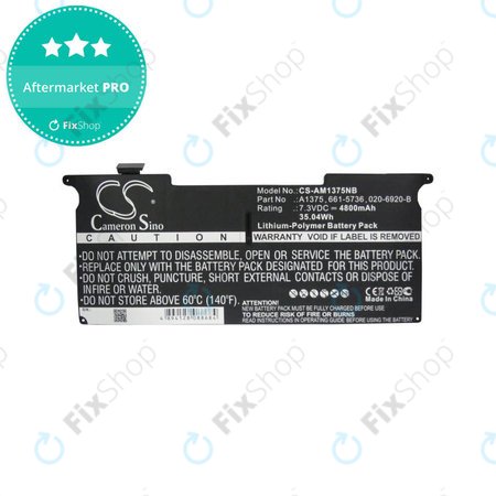 Apple MacBook Air 11" A1370 (krajem 2010.) - Baterija A1375 4800mAh HQ