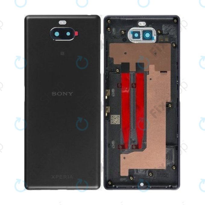 Sony Xperia 10 - Poklopac baterije (crni) - 78PD0300010 Originalni servisni paket