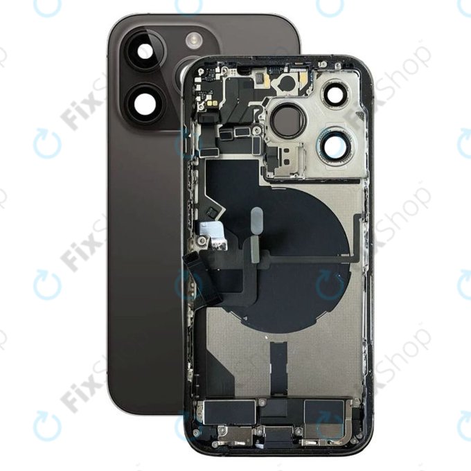 Apple iPhone 14 Pro - Stražnje Maska s malim dijelovima (Space Black)