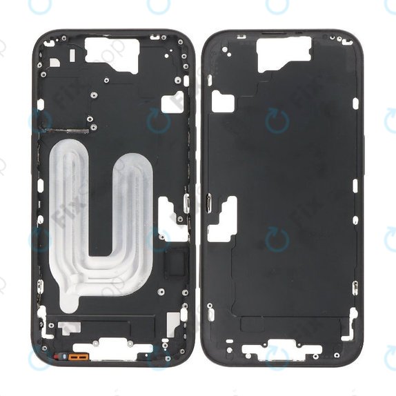 Apple iPhone 16 - Srednji okvir + Tipke za uključivanje + Glasnoću (Black)