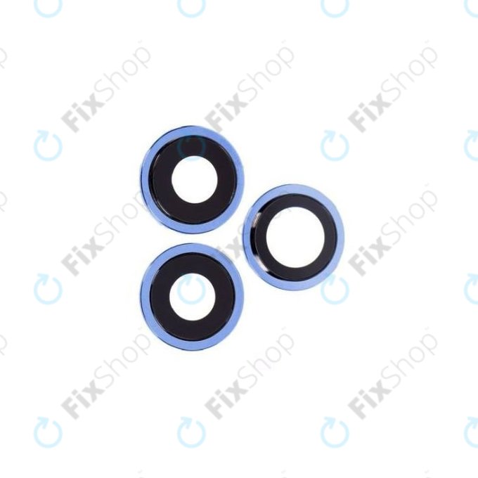 Apple iPhone 12 Pro - Leća stražnje kamere s okvirom (plava) - 3 kom