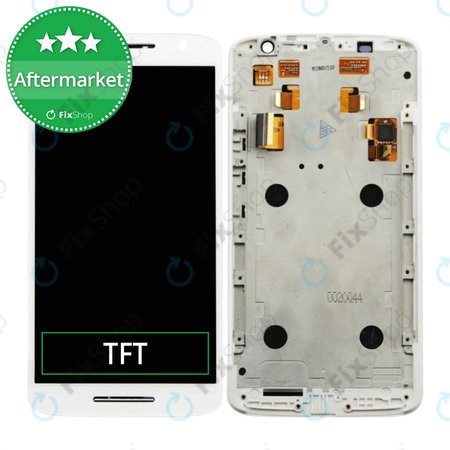 Motorola Moto X Play XT1562 - LCD zaslon + zaslon osjetljiv na dodir + okvir (bijeli)