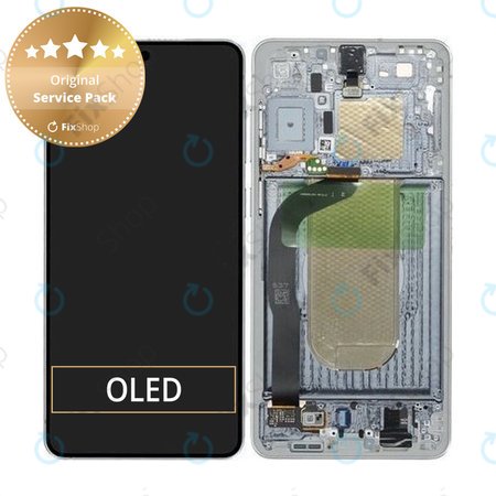 Samsung Galaxy S25 Edge - LCD zaslon + zaslon osjetljiv na dodir + okvir (Titanium Silver) - GH82-37224A Genuine Service Pack