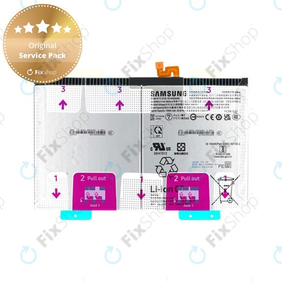Samsung Galaxy Tab S10 FE+ X620, X626 - Baterija EB-BX828ABE 10090mAh - GH82-37171A Genuine Service Pack