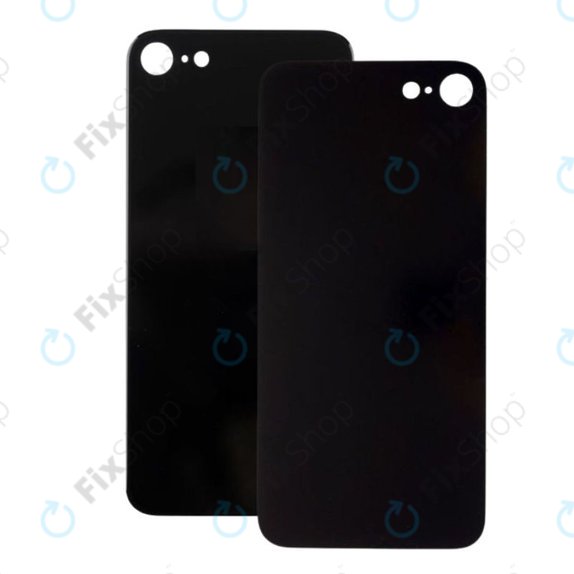 Apple iPhone SE (2. generacija 2020.) - Stražnje staklo kućišta (crno)