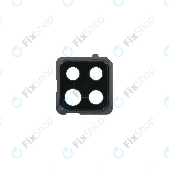 Samsung Galaxy A42 5G A426B - Stakleni okvir stražnje kamere (Prism Dot Black) - GH98-45934A Originalni servisni paket