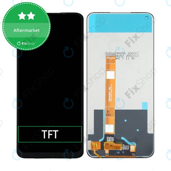 Realme Q2 RMX2117i - LCD zaslon + zaslon osjetljiv na dodir TFT