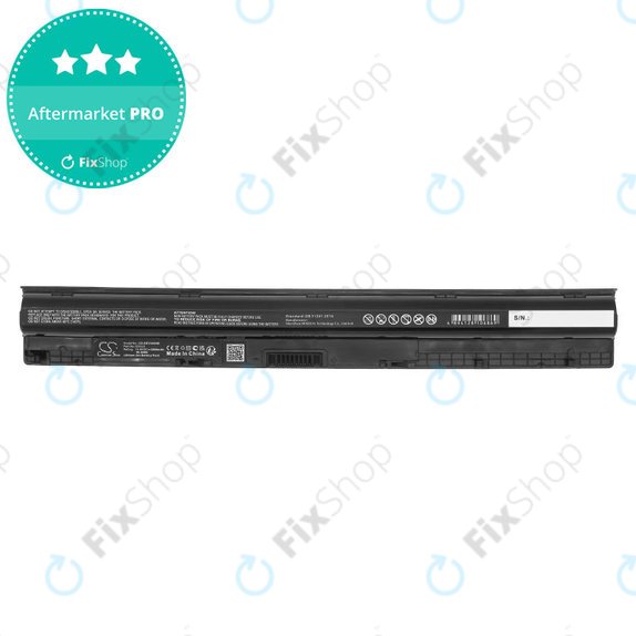 Baterija za Dell Inspiron 14, 15, 17, Vostro 14, 15, 2600mAh, Li-Ion, 14.8V, GXVJ3, HQ