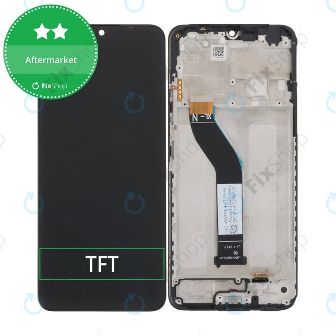 Xiaomi Redmi 14C 4G, Poco C75 - LCD zaslon + zaslon osjetljiv na dodir + okvir (Midnight Black) TFT