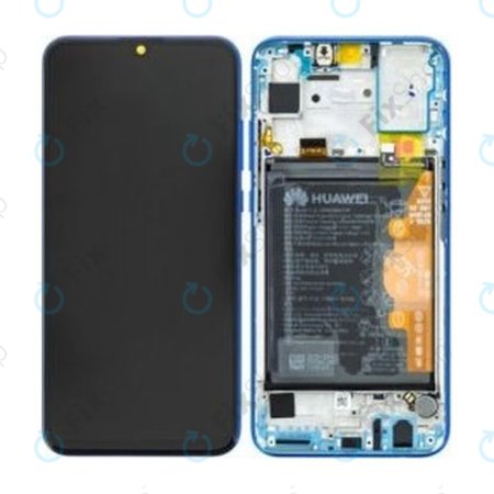Huawei Honor 20e - LCD zaslon + zaslon osjetljiv na dodir + okvir + baterija (Phantom Blue) - 02353QEN Genuine Service Pack