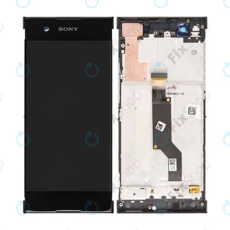 Sony Xperia XA1 G3121 - LCD zaslon + zaslon osjetljiv na dodir + okvir (crni) - 78PA9100020, 78PA9100060, 78PA9100100 Originalni servisni paket