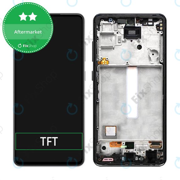 Samsung Galaxy A52 4G A525F - LCD Display + Touch Screen + Frame (Awesome Black) TFT