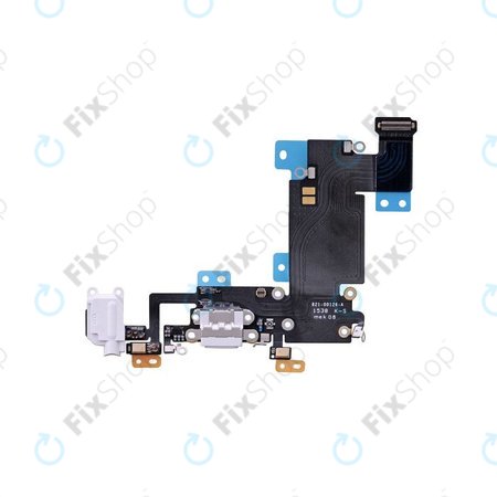 Apple iPhone 6S Plus - Konektor za punjenje + savitljivi kabel (bijeli)
