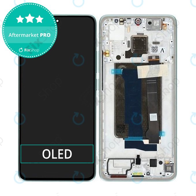 Xiaomi Poco X7 Pro 2412DPC0AG - LCD zaslon + zaslon osjetljiv na dodir + okvir (Green) OLED