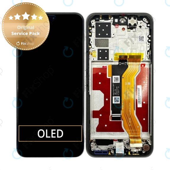 Honor 400 Pro - LCD zaslon + zaslon osjetljiv na dodir + okvir (Lunar Grey) - 0235APLD Genuine Service Pack