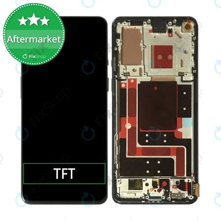 OnePlus 9 - LCD zaslon + zaslon osjetljiv na dodir + okvir (crni) TFT