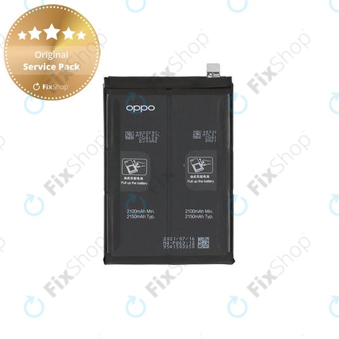 Oppo Reno 6 5G CPH2251 - Baterija BLP863 2150mAh - 4907758 Originalni servisni paket