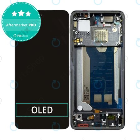 Xiaomi Poco F7 Pro - LCD zaslon + zaslon osjetljiv na dodir + okvir (Black) OLED