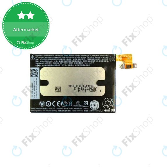 HTC One Mini 2 (M8MINI) - Baterija B0P6M100 Li-Ion 2100mAh - 35H00216-00M