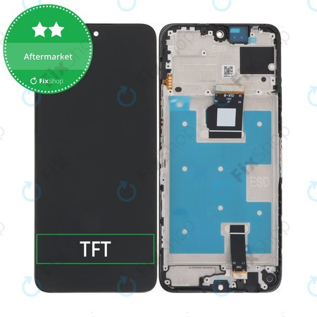 Honor X7b - LCD zaslon + zaslon osjetljiv na dodir + okvir (Midnight Black) TFT