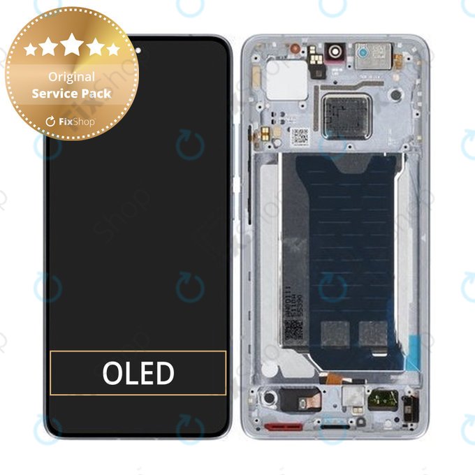 Xiaomi Poco F7 Pro 5G - LCD zaslon + zaslon osjetljiv na dodir + okvir (Blue) - 56002100O1100 Genuine Service Pack