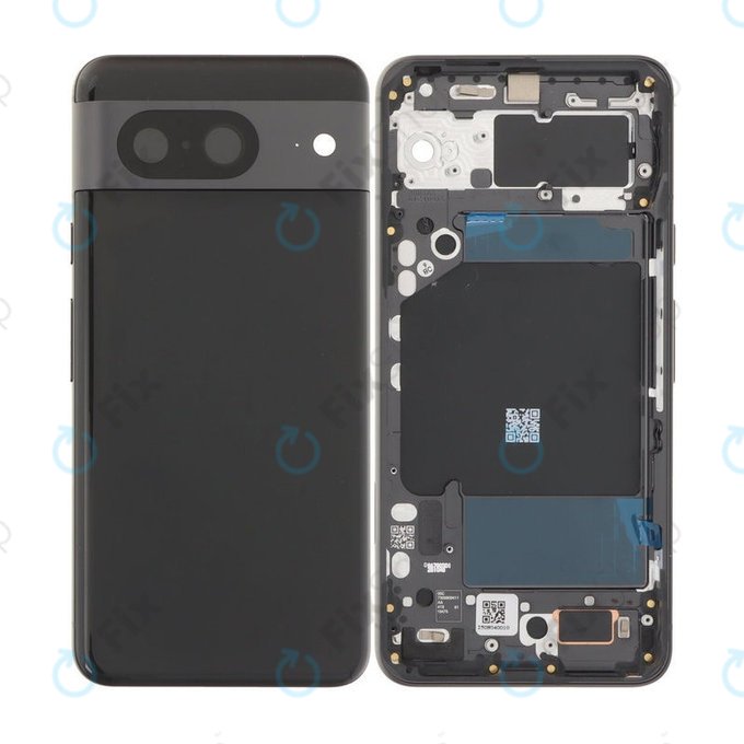 Google Pixel 8 - Poklopac baterije komplet (Obsidian)