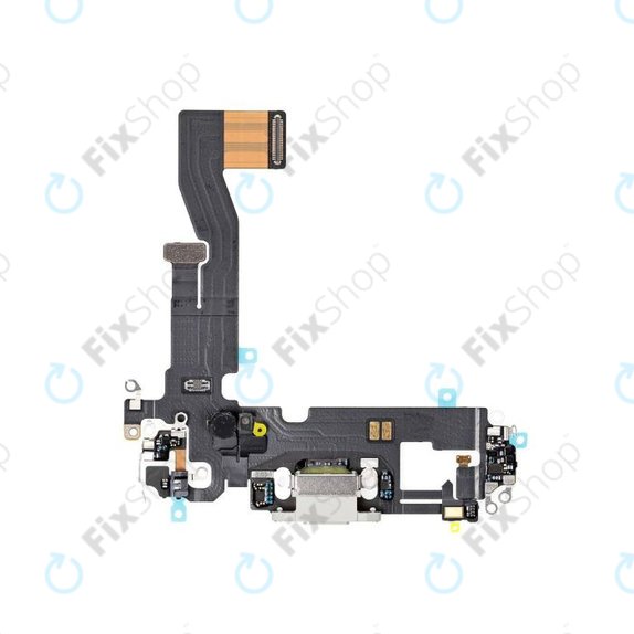 Apple iPhone 12, 12 Pro - Konektor za punjenje + savitljivi kabel (bijeli)