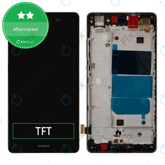 Huawei P8 Lite - LCD zaslon + zaslon osjetljiv na dodir + okvir (Black) TFT